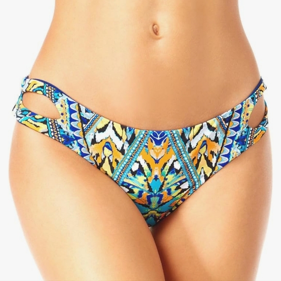 Bar III Strappy Swimsuit Bikini and Matching Cover Up S and XS - Picture 5 of 13